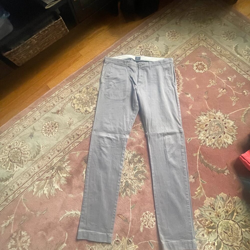 J. Crew Stretch Chinos in Grey